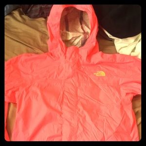 A kids XL north face heavier rain coat