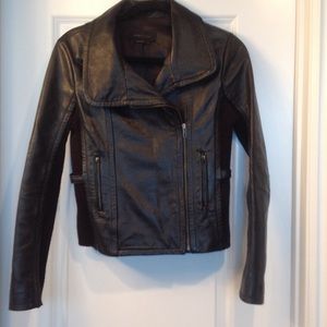 BCBG LEATHER JACKET