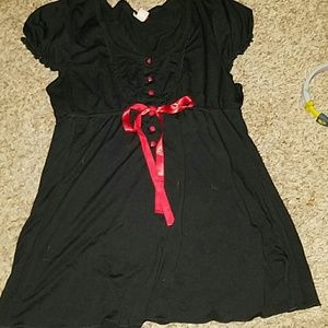 Hot topic Gothic Lolita top juniors XXL