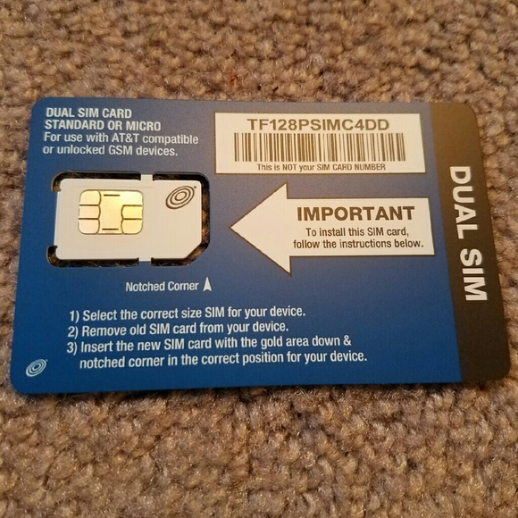 Brand new Straight Talk Sim card - Picture 2 of 2