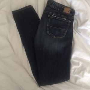 American Eagle Dark Wash Skinny Jeans