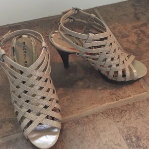 Madden Girl beige heels