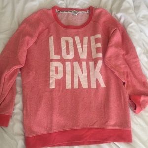 Cozy VS Pink Oversized Sweater