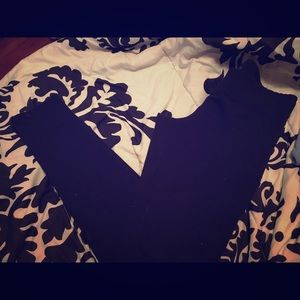 Black medium garage leggings