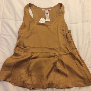 Gold tank top