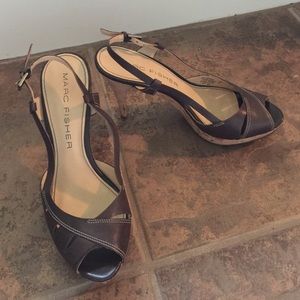 Marc Fisher brown heels