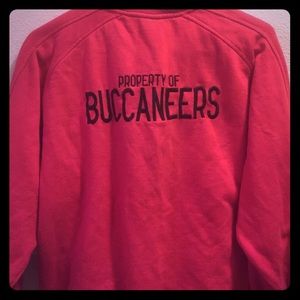 Youth large Buccaneers full-zip sweatshirt