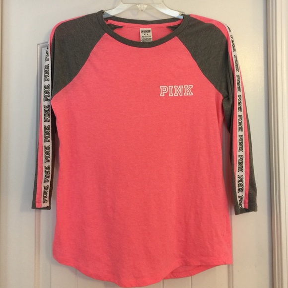 PINK baseball tee