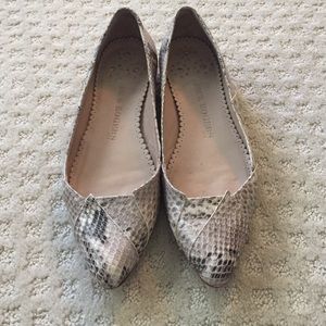 Jack Rogers faux snakeskin flats