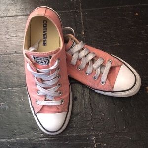 Pink Converse Low Top Shoes