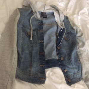 Denim and Jersey Jacket