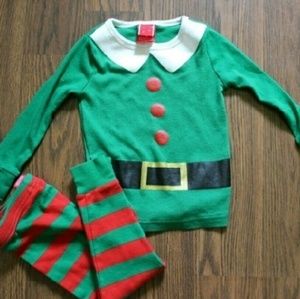 Toddler elf outfit 2t