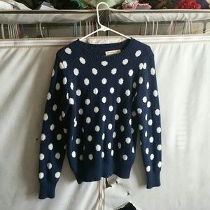 Polka dot sweater