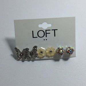 SALE Loft - set of 3 pairs of earrings
