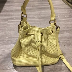 Elliot Lucca bucket drawstring yellow bag