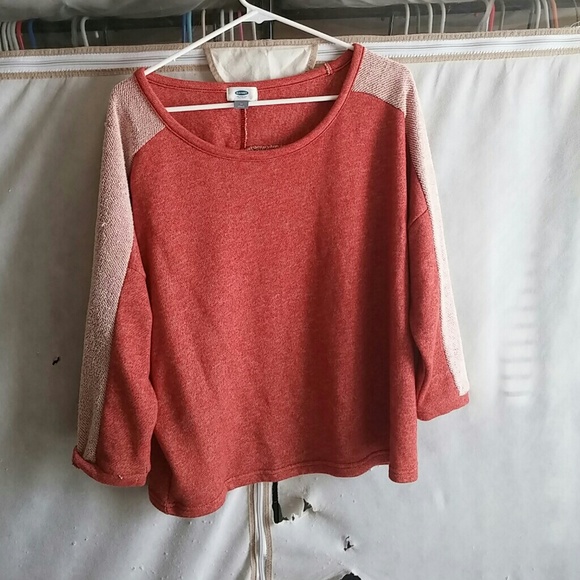 Burnt orange, long sleeve top