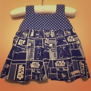 Handmade Girls Star Wars top