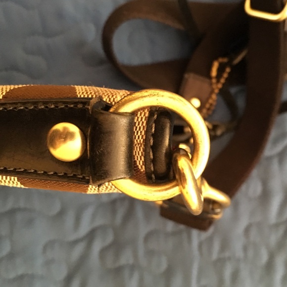 Coach signature crossbody bag. Brown C print - Picture 4 of 4
