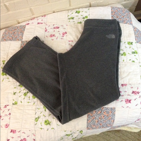 The North Face Pants - North face fleece gray pants