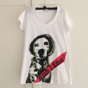 Sublime dalmatian women's v-neck