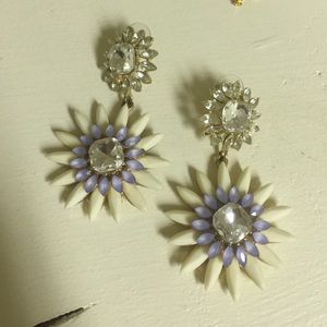 SOLD!!! Statement flower drop earrings