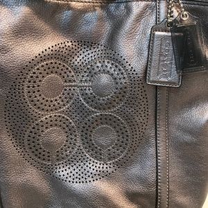 Silver Coach Purse