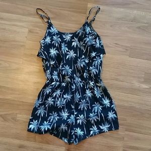 Closing sale!!! Palm tree romper!