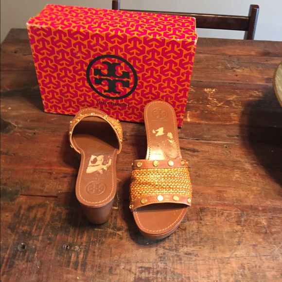 Tory Burch Shoes - Tory Burch slide wedges