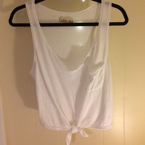 White crop tank