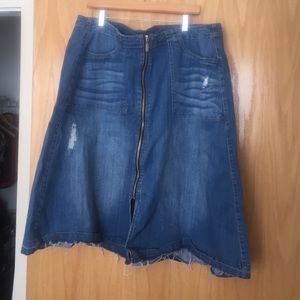 Denim skirt