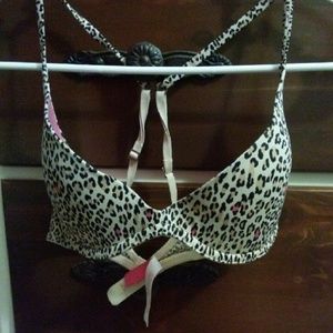 ❌BUNDLED❌ VS PINK Scoopneck Plunge Demi Bra