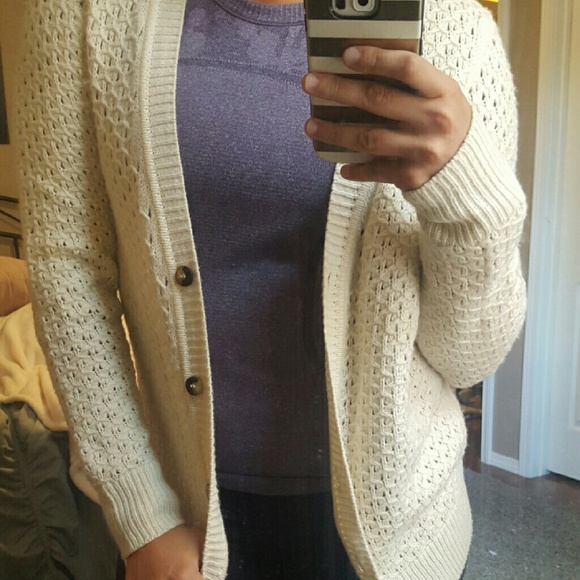 Cream cardigan