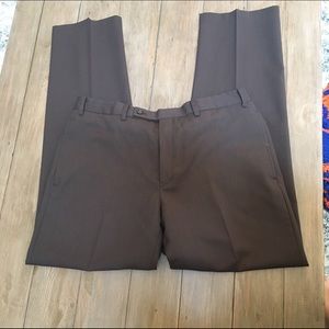 Men's Dark Gray Calvin Klein Dress Pants