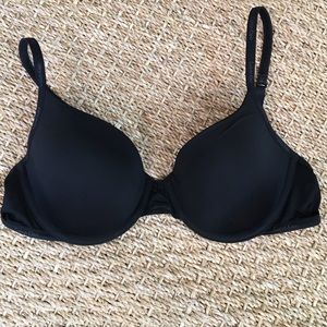 CALVIN KLEIN BLACK PADDED UNDERWIRE BRA