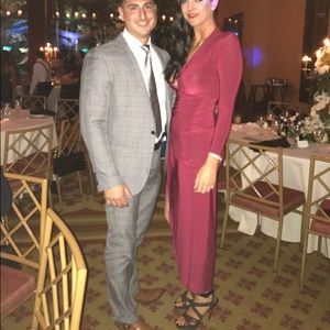 NWT red long dress have the receipt and everything