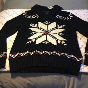 Ralph Lauren Sport Intarsia Holiday Sweater L, NWT