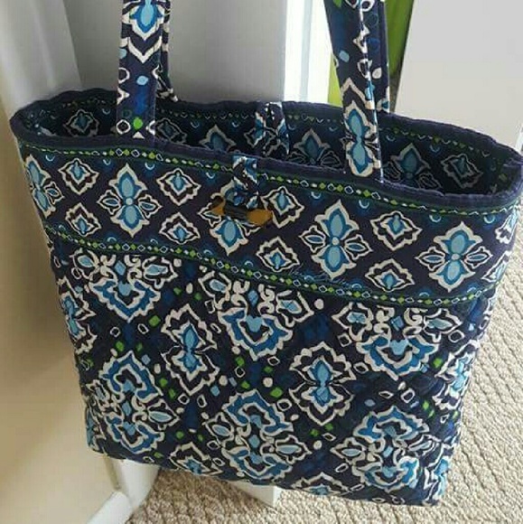 Vera Bradley Blue Ink Tote