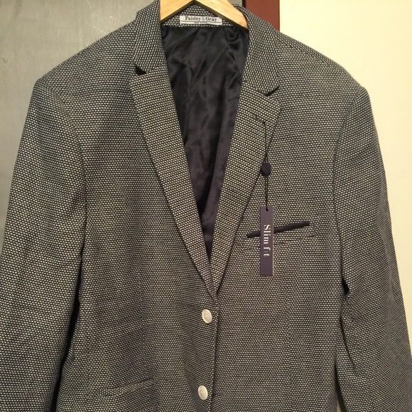 Paisley & grey blazer - Picture 1 of 4
