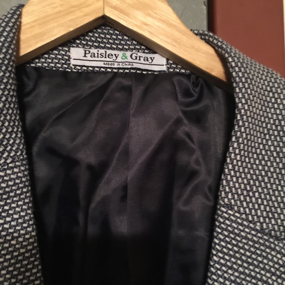 Paisley & grey blazer - Picture 2 of 4