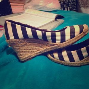 Striped shoes