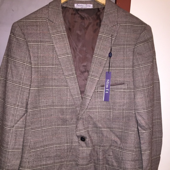 Paisley & grey blazer - Picture 1 of 3