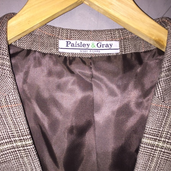 Paisley & grey blazer - Picture 2 of 3