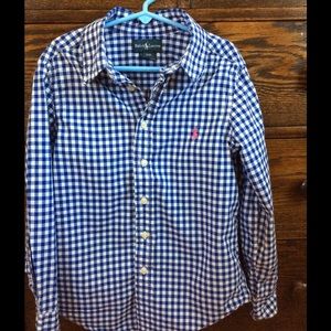 Polo Boys button down shirt size 8