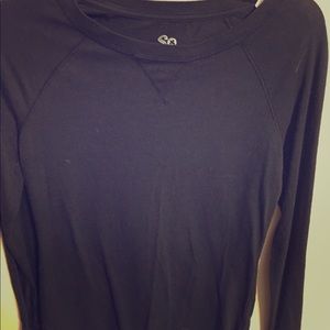 Black crew neck long sleeve