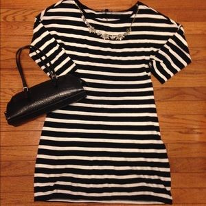 Express striped mini dress sz S NWOT