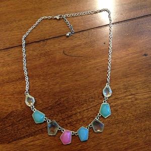 Stone/ gem statement necklace