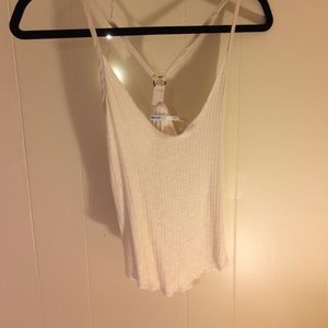 Cream tank top