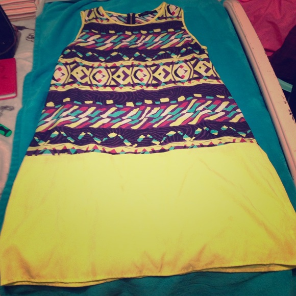 Beautiful neon dress