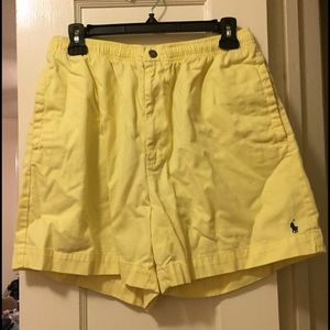 Yellow Polo Shorts