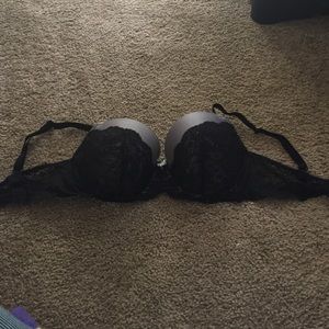 Black Lace Bra